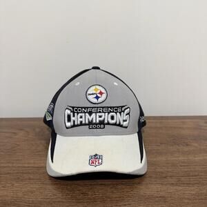 Reebok Steelers 2008 Conference Champs NFL Hat Men’s
